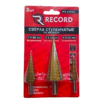 Набор сверл ступенчатых по металлу 4-12мм, 4-20мм , 4-32мм (2079)